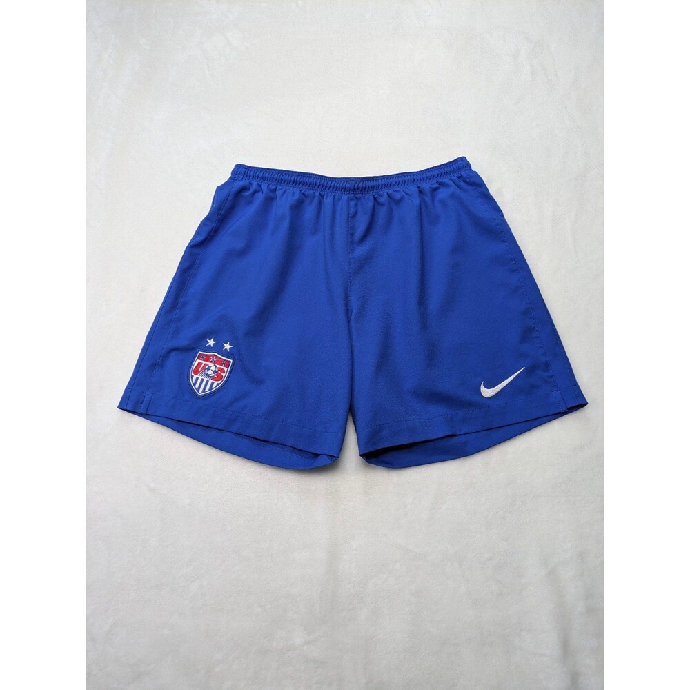 Nike US Soccer USMNT Mens Medium Dri-FIT Blue Soccer Training Shorts